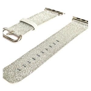 42mm Apple Watch Silver Glitter Band